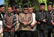 Bupati Yulianto dan anggota DPRD Pasbar Hadiri Tasyakuran Warga Baru PSHT Kinali