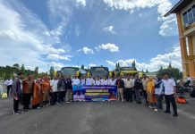 Melalui Anggaran Pokir DPRD Pasbar, Bupati Yulianto Lepas 92 Pemuda Pasbar Ikuti Pelatihan Satpam di Pekanbaru