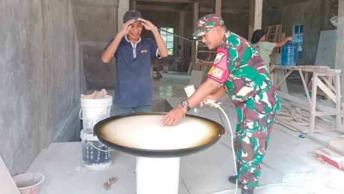 Komsos Babinsa Koptu Pardenande Saputra dengan Pemilik