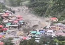 Video Penampakan Longsor Terjang Pemukiman di Bukit Uttarakhand India Hujan deras dan banjir bandang di Uttarakhand
