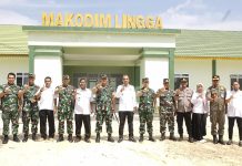 Danrem 033 Wira Pratama Brigjen TNI Bambang Tinjau Pembangunan Makodim Lingga Danrem 033 Wira Pratama Brigjen TNI Bambang Tinjau Pembangunan Makodim Lingga