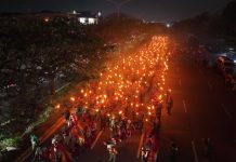 Pawai Obor Panetapan Waktu Rangkaian HUT RI ke-80 Tingkat Kota Batam Pawai Obor Panetapan Waktu Rangkaian HUT RI ke-80 Tingkat Kota Batam