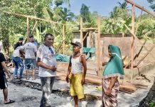 Rocky Tinjau Perbaikan Rumah Korban Puting Beliung di Pangke Karimun