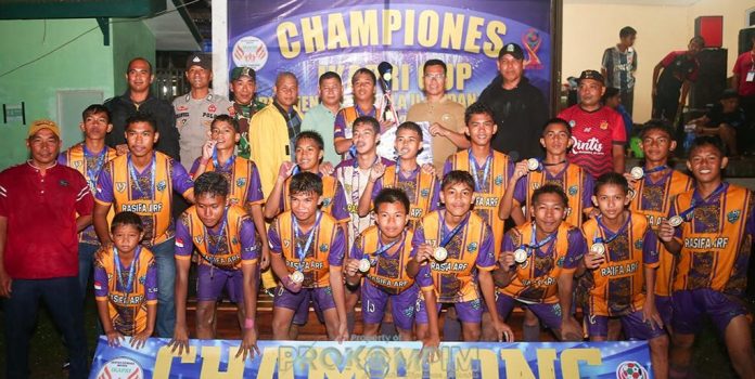 Bupati Anambas Aneng Hadiri Penutupan Turnamen Sepak Bola IKAPRI CUP 2025