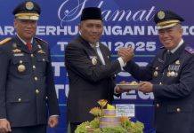 Wabup Karimun Rocky Marciano Bawole Pimpin Upacara Peringatan HarHubNas 2025 Wabup Karimun