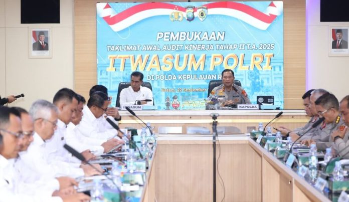 Kapolda Kepri Irjen Pol Asep Safrudin Siap Diaudit oleh Tim Itwasum Polri