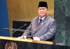 Pidato Perdana Presiden Prabowo di KTT Dukung Palestina dan Israel di Markas PBB Palestina dan Israel dan Presiden Prabowo
