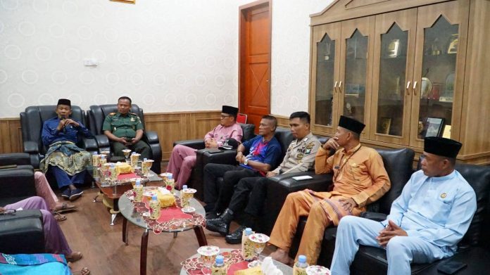 Rapat Koordinasi Persiapan Kunjungan Kerja Kogabwilhan ke Kabupaten Lingga