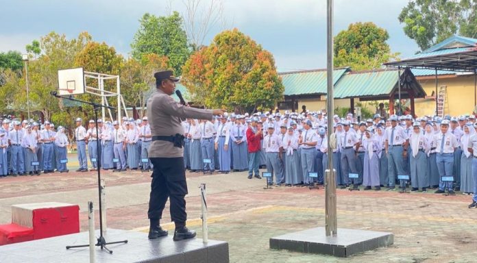 Sat Binmas Berikan Penyuluhan 5 Hal Merugikan di SMAN 2 Tanjungpinang