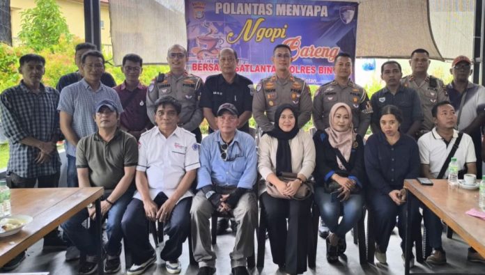 Sinergitas Satlantas Polres Bintan Gelar Coffee Morning Bersama Komunitas Wartawan Bintan Sinergitas Satlantas Polres Bintan Gelar Coffee Morning Bersama Komunitas Wartawan Bintan