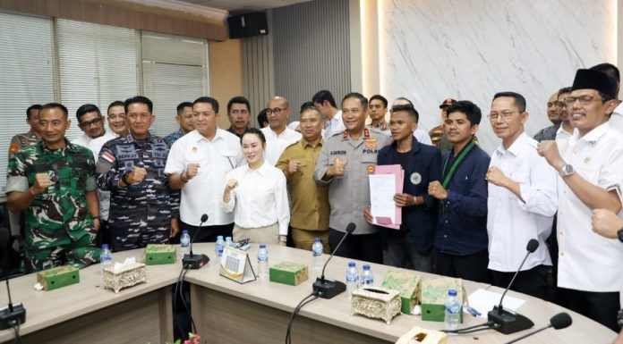 Wali Kota dan Kapolda Kepri menerima kehadiran perwakilan mahasiswa dari Badan Eksekutif Mahasiswa Seluruh Indonesia