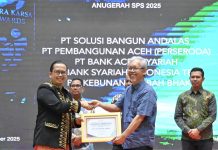 PT Solusi Bangun Andalas Raih Dua Penghargaan dari Serikat Perusahaan Pers 2025 di Aceh Solusi Andalas