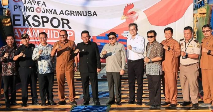 Ayam Hidup Diekspor dari Kabupaten Bintan ke Singapura