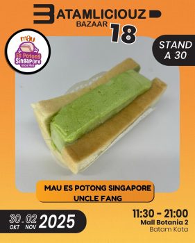 Es Potong Singapura hadir di Batamliciouz Bazaar MB2