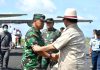 Dari Genggaman Tangan di Natuna hingga Bintang Kehormatan: Presiden Prabowo Teguhkan Janji 5 Tahun Lalu Marsma TNI Fairlyanto, S.E., M.A.P bersama Menhan RI semasa di Pulau Natuna 2020 silam