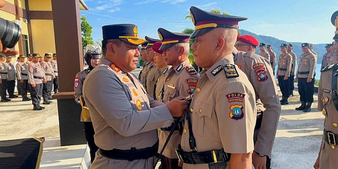 Kapolres Anambas Pimpin Sertijab Pejabat Utama, Dorong Kinerja dan Loyalitas Personel