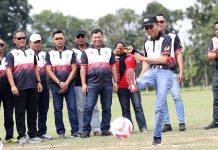 Amsakar Resmi Buka Kejuaraan Sepak Bola di Stadion Tumenggung Abdul Jamal Amsakar Resmi Buka Kejuaraan Sepak Bola di Stadion Tumenggung Abdul Jamal