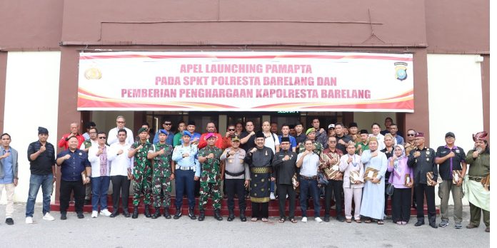 Kapolresta Barelang Beri Penghargaan Ormas dan Paguyuban Wujud Sinergi Jaga Kamtibmas