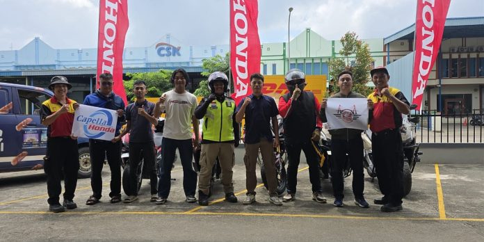 Bikers One Heart Community Kepri Ramaikan Honda Bikers Day Regional Sumatera 2025 di Istana Maimun Medan
