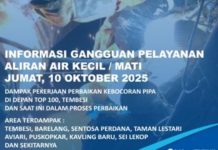 Info Gangguan Air Batam Dampak Kebocoran Pipa Depan Top 100 Tembesi Info Gangguan Air Batam Dampak Kebocoran Pipa Depan Top 100 Tembesi