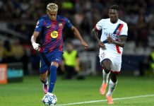 Statistik Pertandingan Barcelona Takluk 1-2 dari PSG, Hansi Flick Akui Kalah Lame Yamal Barcelona dapat pengawalan ketat dari pemain Paris Saint-Germain