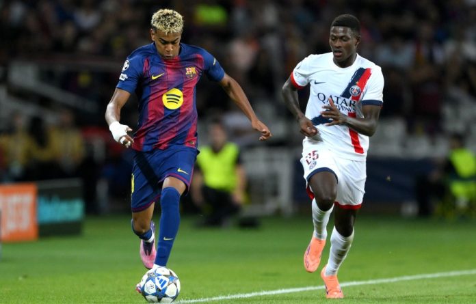 Lame Yamal Barcelona dapat pengawalan ketat dari pemain Paris Saint-Germain