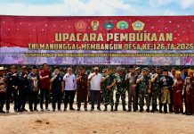 TMMD ke-126 Kodim 0317/TBK di Kecamatan Buru Karimun Resmi Dibuka TMMD ke-126 Kodim 0317/TBK di Kecamatan Buru Karimun Resmi Dibuka