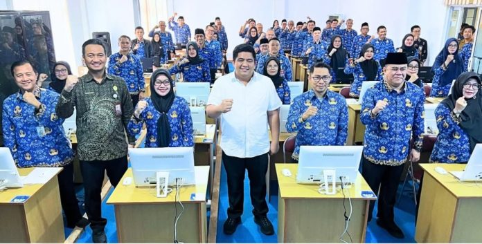 Bupati Roby Tinjau Pelaksanaan Penilaian Potensi dan Kompetensi Pegawai Lewat Profiling ASN