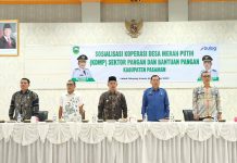 Pemda Pasaman Bersama Bulog Sosialisasi Bantuan Pangan dan Penguatan Peran Koperasi Desa Merah Putih