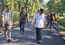 Bupati Yulianto Tinjau Langsung progres pelaksanaan penanganan long segment Jalan Simpang Bascame Pasbar
