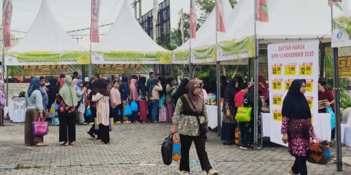 Pemko Tanjungpinang Gelar GPM, Warga Antusias Dapatkan Harga Terjangkau