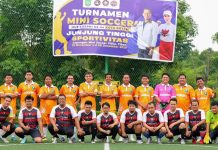 Diskominfo Tampil Agresif di Laga Pembuka Turnamen Mini Soccer HUT Korpri Batam