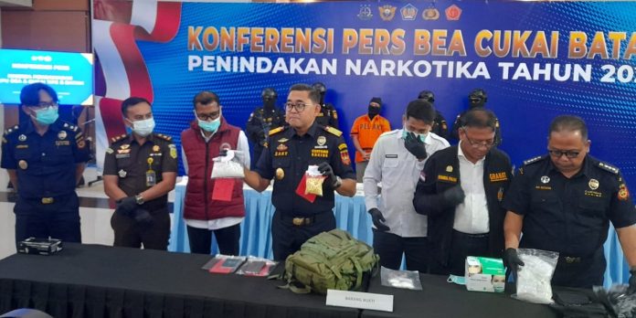 Bea Cukai Batam Ungkap Dua Modus Penyelundupan 1,5 Kg Narkotika