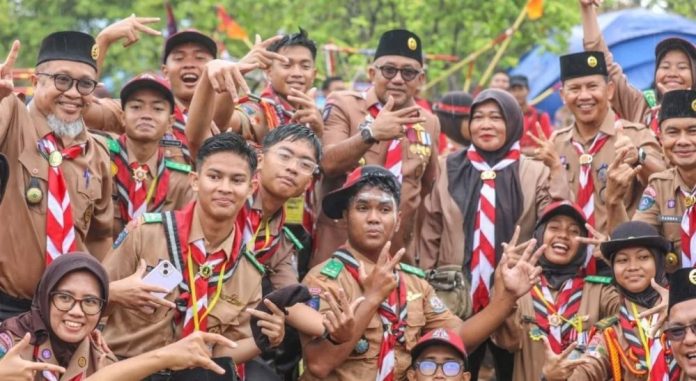 Ketua Mabicab Gerakan Pramuka Tanjungpinang Apresiasi Kemah Besar di Perkemahan Bukit Manuk