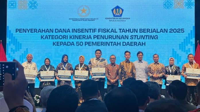 Komitmen Wujudkan Bintan Zero Stunting, Bupati Roby Terima Apresiasi Lewat DIF dari Wapres RI