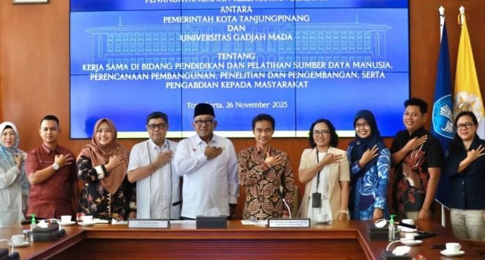 Pemerintah Kota Tanjungpinang Jalin Kerjasama dengan Universitas Gadjah Mada
