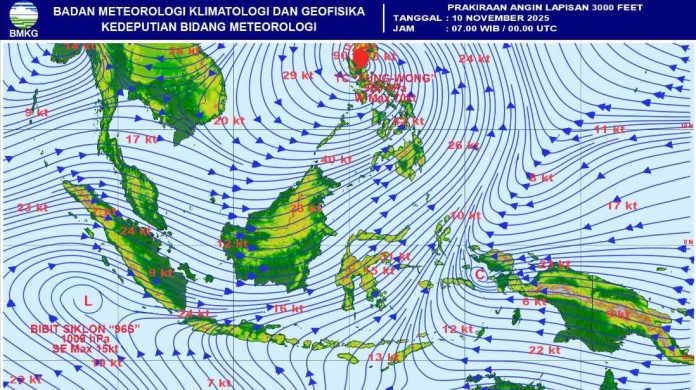 Prakiraan Cuaca Kepri 10 November 2025 Prospek Cuaca Provinsi Kepri dan Indonesia Periode 10-13 November 2025