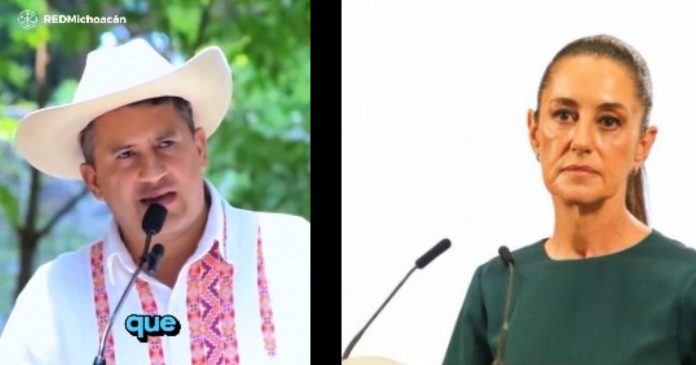 Claudia Sheinbaum dan Carlos Manzo