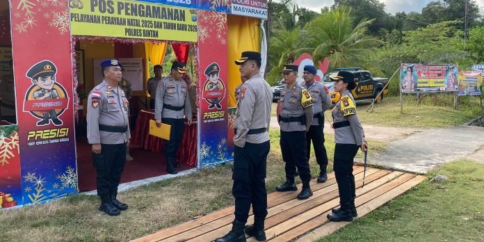 Polda Kepri Kunjungi Posko Operasi Lilin 2025 Polres Bintan