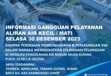 Info Gangguan Air Dampak Pemasangan VSD di Instalasi Air Minum Mukakuning Info Gangguan Air Dampak Pemasangan VSD di Instalasi Air Minum Mukakuning