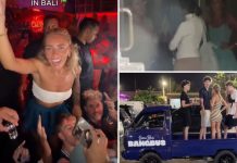 Polisi Gerebek, Studio Produksi Konten Asusila Bonnie Blues BangBus di Bali Polisi Gerebek, Studio Produksi Konten Asusila Bonnie Blue BangBus di Bali