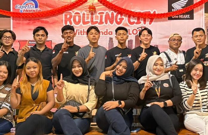 Pererat Silaturahmi, Bikers Stylo160 Tanjungpinang Gelar Gathering bersama Honda