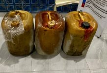 Nekat Curi Solar di Kapal Jaring Ikan, Nelayan Sungai Lakam Diciduk Satpolairud Karimun Beberapa jerigen solar yang diduga dicuri oleh pelaku