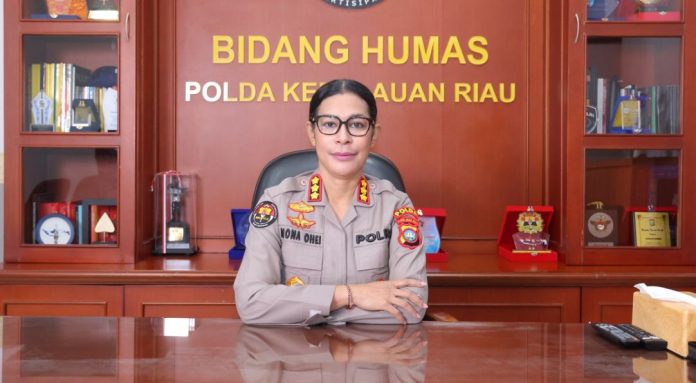 Kabidhumas Polda Kepri Kombes Pol Dr Nona Pricillia Ohei