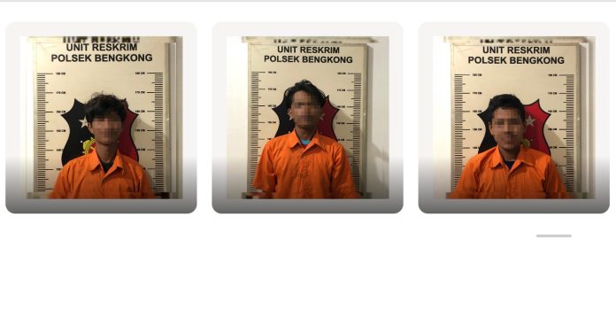 Tiga Pemuda Nekat Curi Besi Proyek Pembangunan Ruko Berujung di Sel Polsek Bengkong