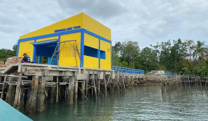 Bupati Roby Resmikan Dermaga Mak Yong Pulau Mantang
