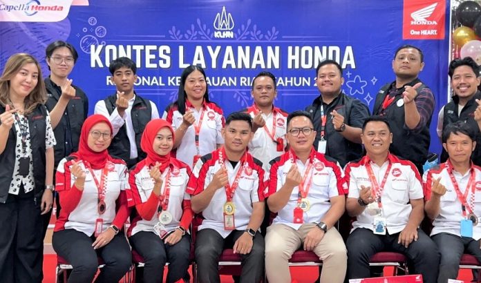 17 Tahun Kontes Layanan Honda Kepri Tegaskan Komitmen Pelayanan Satu Hati