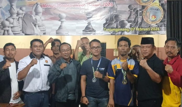 Percasi Tanjungpinang Gelar Kejuaraan Catur, 5 Peserta Raih Tiket Porprov 2026