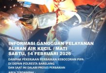 Info Gangguan Air Batam Dampak Perbaikan Kebocoran Pipa di Depan Polresta Barelang