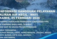 Info Gangguan Air Batam Dampak Perbaikan Kebocoran Pipa di Simpang Barelang Info Gangguan Air Batam Dampak Perbaikan Kebocoran Pipa di Simpang Barelang